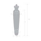 Glas Bunny''s Secret 7.25 in. Glass Dildo