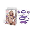 Lux Fetish Collar Cuffs & Leash Set with Removable Cuffs and Leash