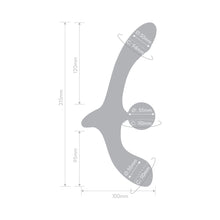 Together Double Tap Dual-Ended Vibrating Strapless Strap-on