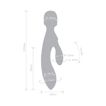 Together Tri Delight Dual-Ended Triple Stim Wand & Rabbit Vibrator