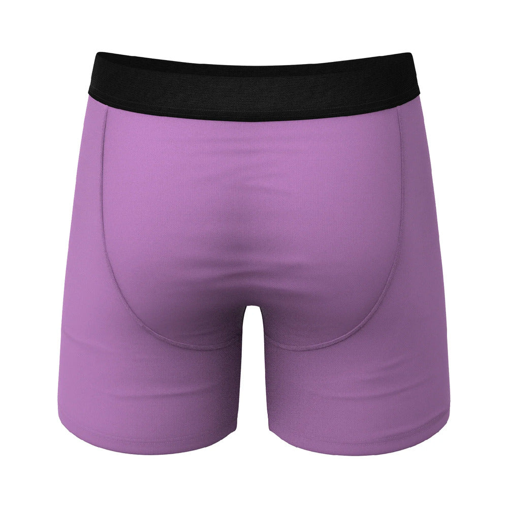Shinesty The Double Entendre Eggplant Ball Hammock Pouch Underwear with Fly L