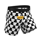 Shinesty The Chest Mate Checkered Ball Hammock Pouch Underwear with Fly L