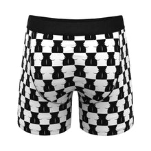 Shinesty The Chest Mate Checkered Ball Hammock Pouch Underwear with Fly L