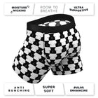 Shinesty The Chest Mate Checkered Ball Hammock Pouch Underwear with Fly L