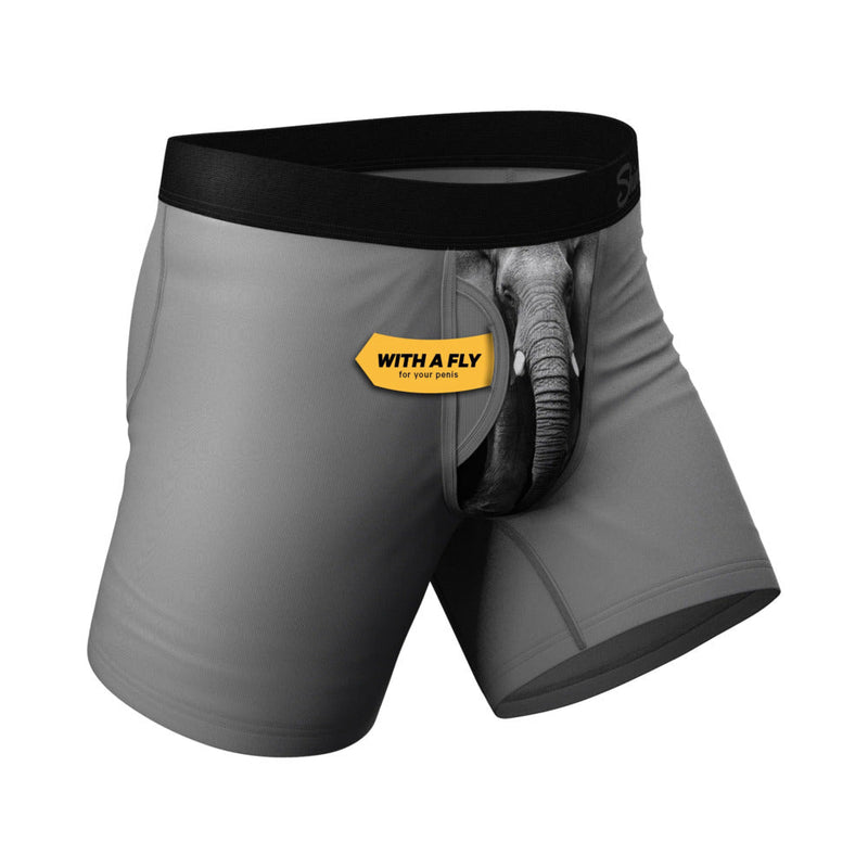 Shinesty The Junk In The Trunk Elephant Ball Hammock Pouch Underwear with Fly XL