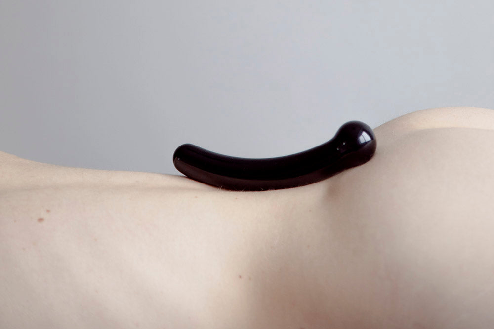 Chakrubs Xaga Curve Obsidian Wand