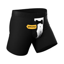 Shinesty The 009 Black Tuxedo Ball Hammock Pouch Underwear with Fly S