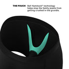 Shinesty The 009 Black Tuxedo Ball Hammock Pouch Underwear with Fly S