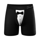 Shinesty The 009 Black Tuxedo Ball Hammock Pouch Underwear with Fly M