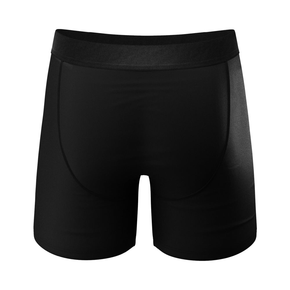 Shinesty The 009 Black Tuxedo Ball Hammock Pouch Underwear with Fly M