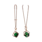 Sportsheets Sex & Mischief Indica Crystal Nipple Clips