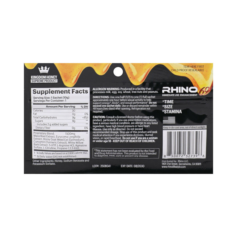 Rhino 69 Honey 1ct