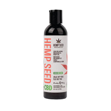 Earthly Body Hemp Seed CBD Relaxing Massage and Body Oil Isle of You 8 oz.