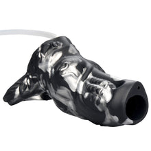 Creature Cocks Night Prowler Squirting Silicone Penis Enhancer Silver