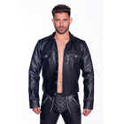 Prowler RED Leather Trucker Jacket XL