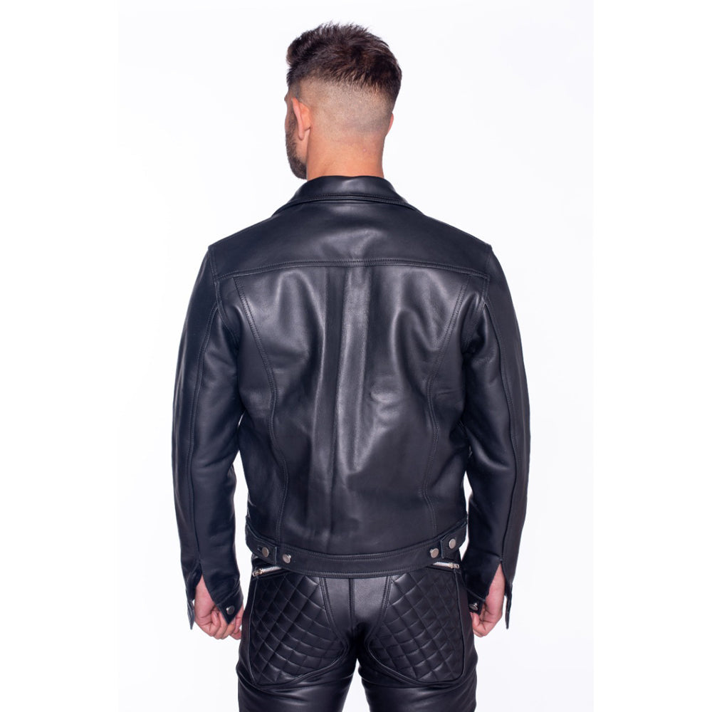 Prowler RED Leather Trucker Jacket 2XL