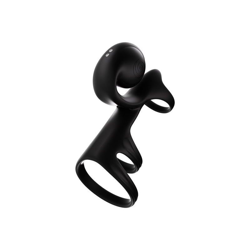 SVibe Snail JOVI Arc Couples Ring Noir Haze