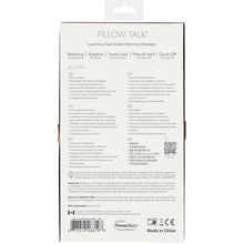 Pillow Talk Sultry Dual-Ended Warming Massager Wand Teal