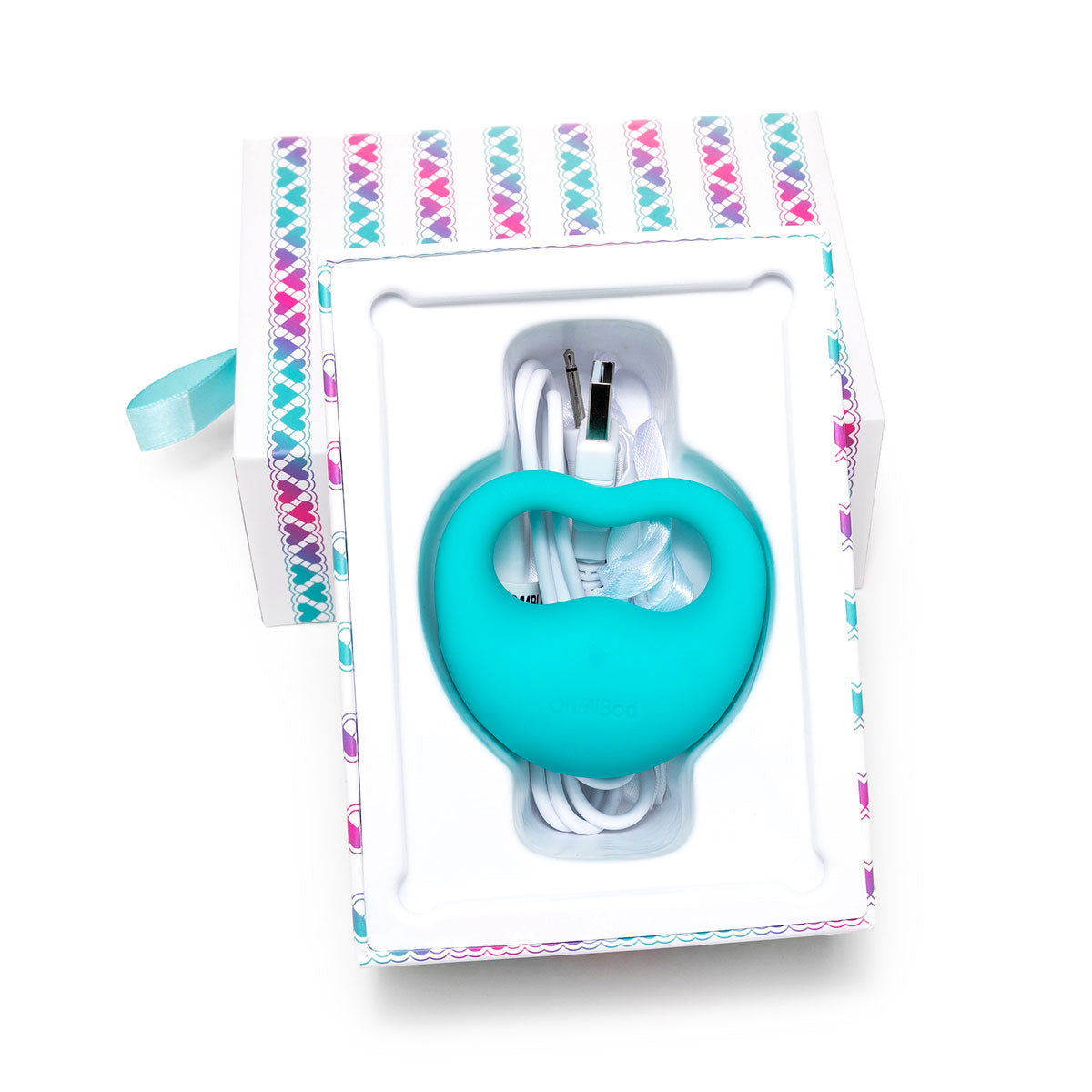 OhMiBod LoveLife Rev Finger Vibrator Turquoise