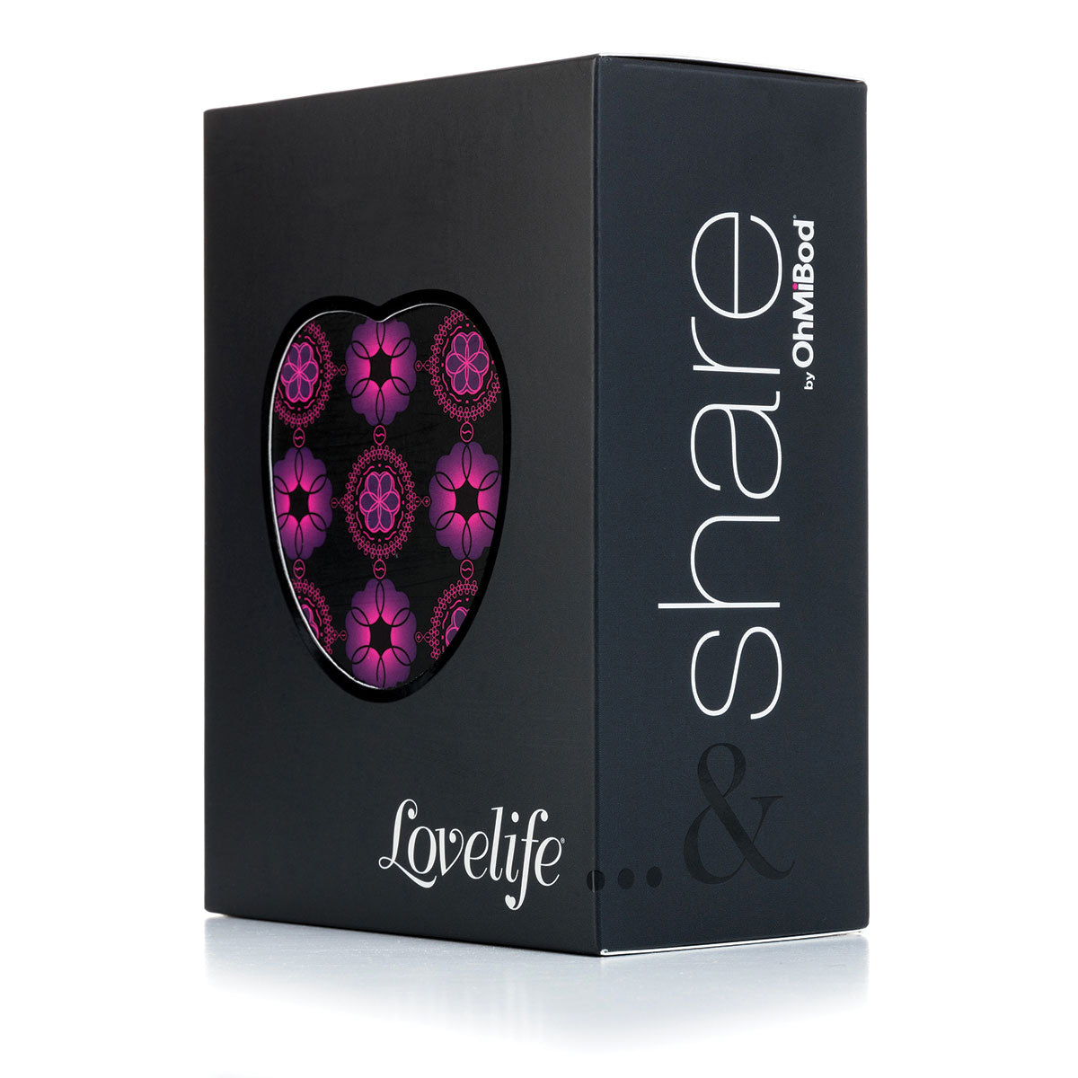 OhMiBod LoveLife Share Vibrating Ring Black