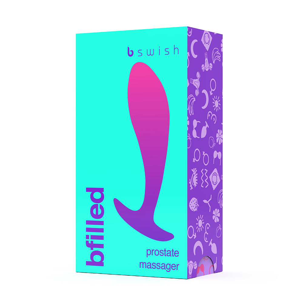 B Swish Bfilled Basic Prostate Massager Orchid