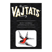 Vajtats DIY Gold Foil Temporary Tattoos 3-Pack - Swallow Swallow