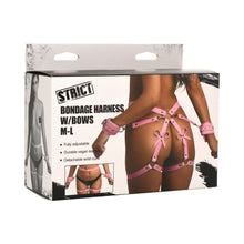 STRICT Bondage Harness with Bows Pink M/L