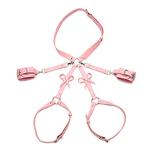 STRICT Bondage Harness with Bows Pink M/L