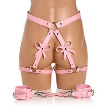 STRICT Bondage Harness with Bows Pink M/L