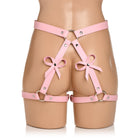 STRICT Bondage Harness with Bows Pink M/L