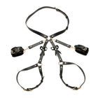 STRICT Bondage Harness with Bows Black XL-2XL