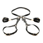 STRICT Bondage Harness with Bows Black XL-2XL