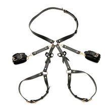 STRICT Bondage Harness with Bows Black M/L