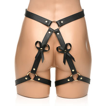 STRICT Bondage Harness with Bows Black M/L