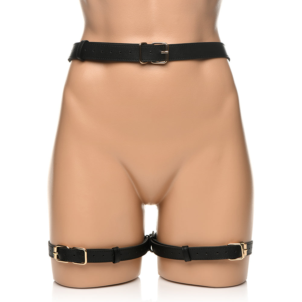 STRICT Bondage Harness with Bows Black M/L