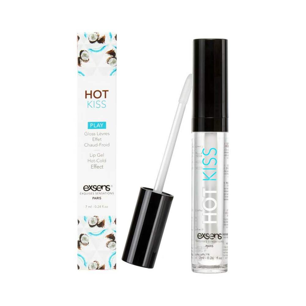 Exsens Hot Kiss Arousal Lip Gloss Coconut 0.24 oz.