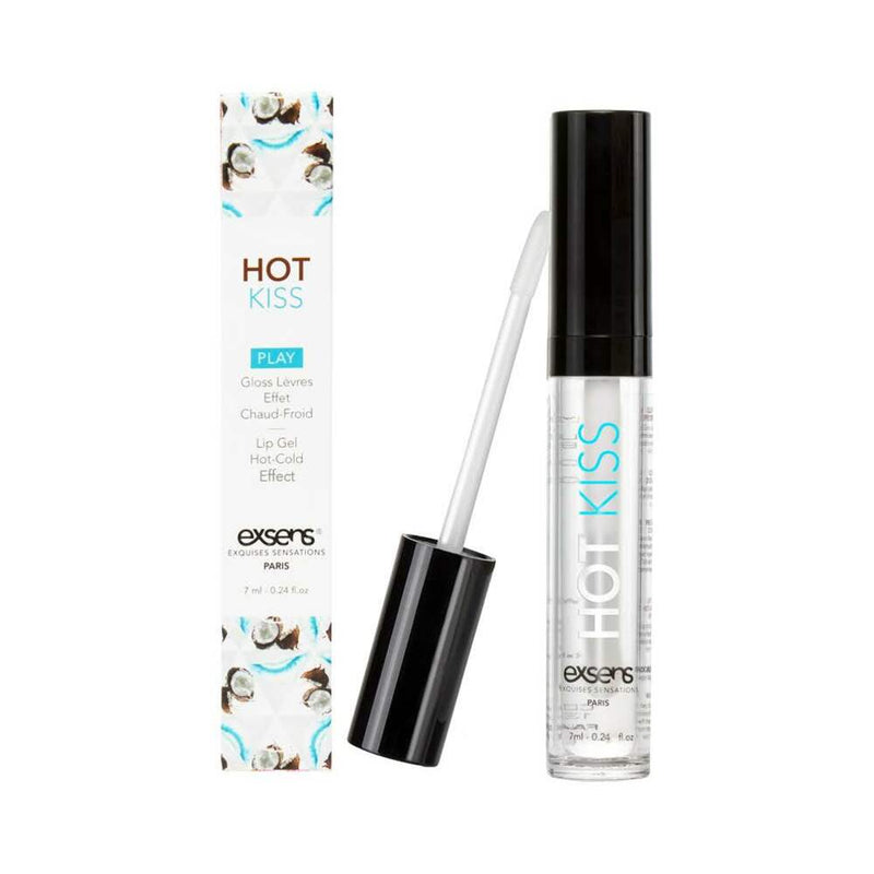 Exsens Hot Kiss Arousal Lip Gloss Coconut 0.24 oz.