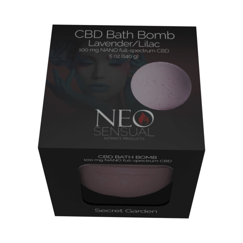 NEO Sensual CBD Bath Bomb Secret Garden