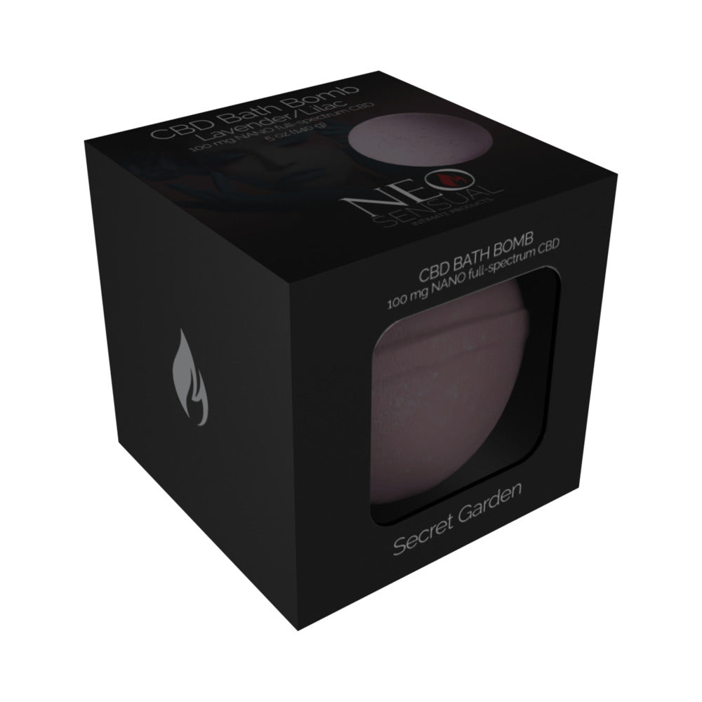 NEO Sensual CBD Bath Bomb Secret Garden