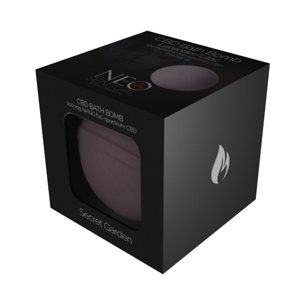 NEO Sensual CBD Bath Bomb Secret Garden