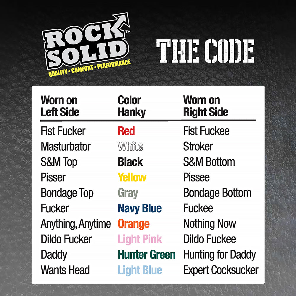 Rock Solid The Code Silicone C-Ring with Bandana Light Blue/Black