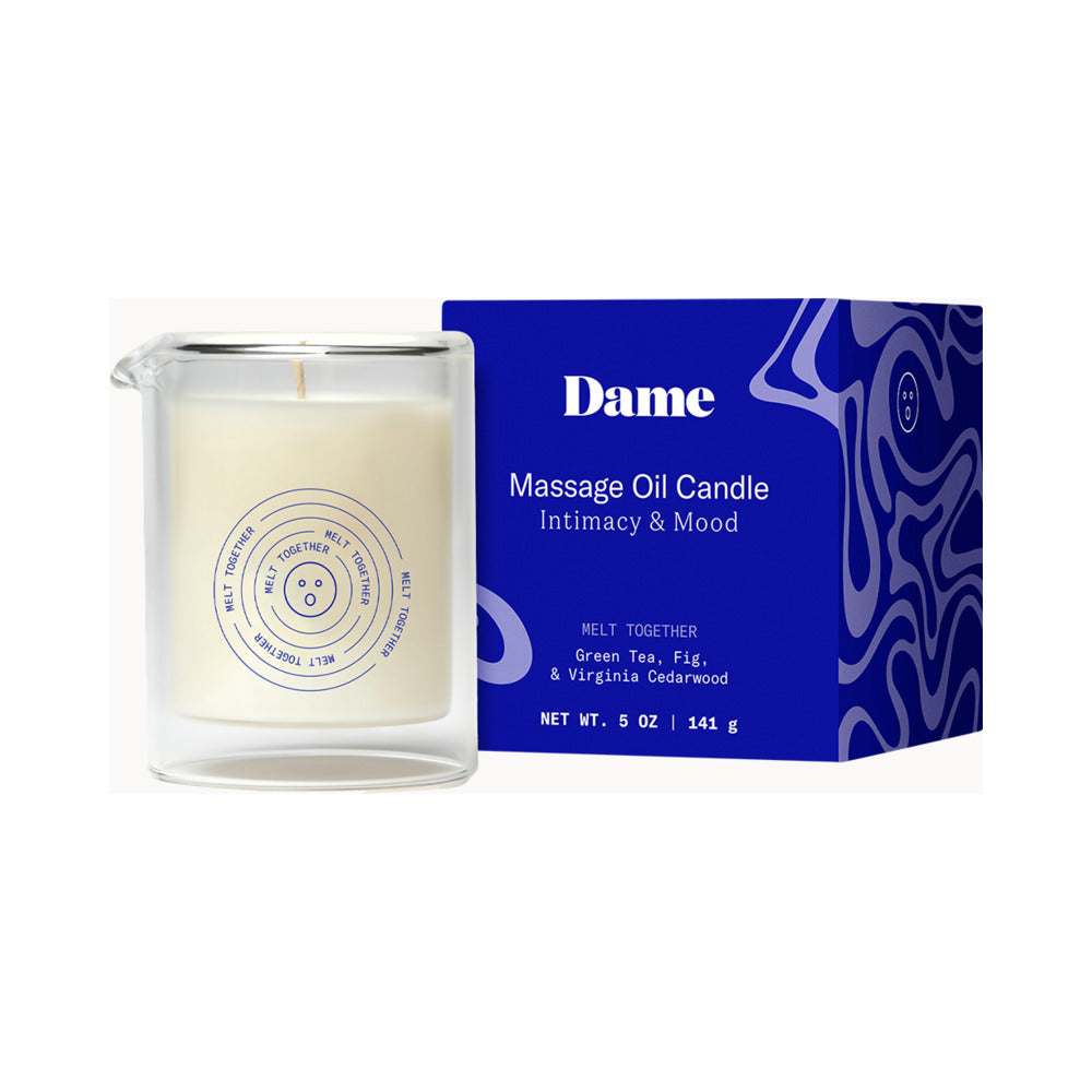 Dame Massage Oil Candle Melt Together