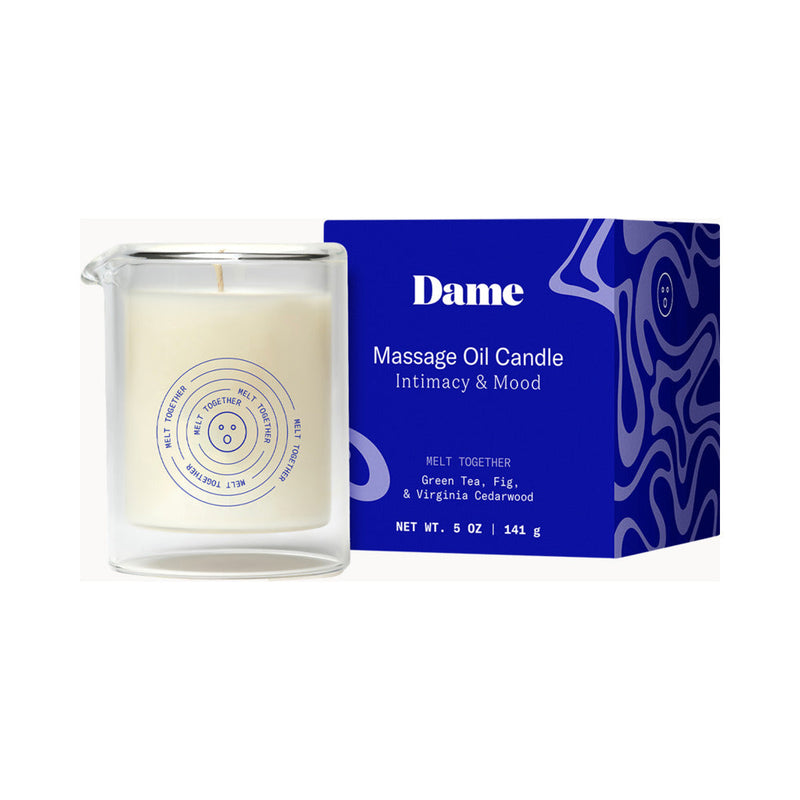 Dame Massage Oil Candle Melt Together
