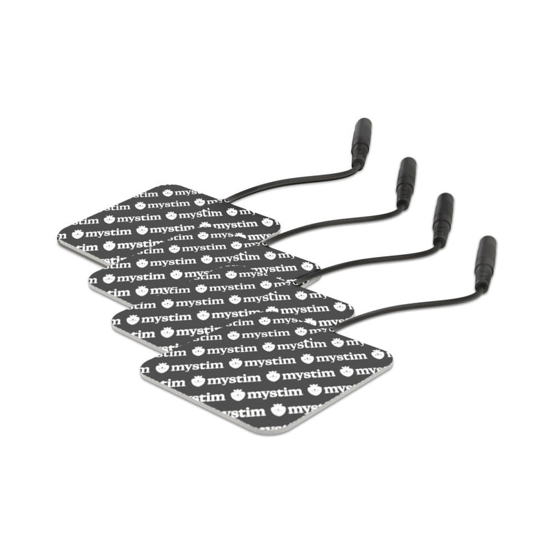Mystim Replacement Square Electrode Pad 4-Pack