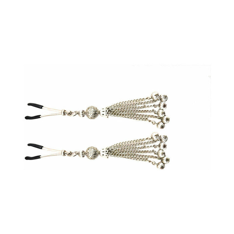 Bijoux de Nip Chain Tassel Nipple Clamps