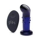 Glas 4 in. Rechargeable Remote-Controlled Vibrating Dotted G-Spot/P-Spot Plug