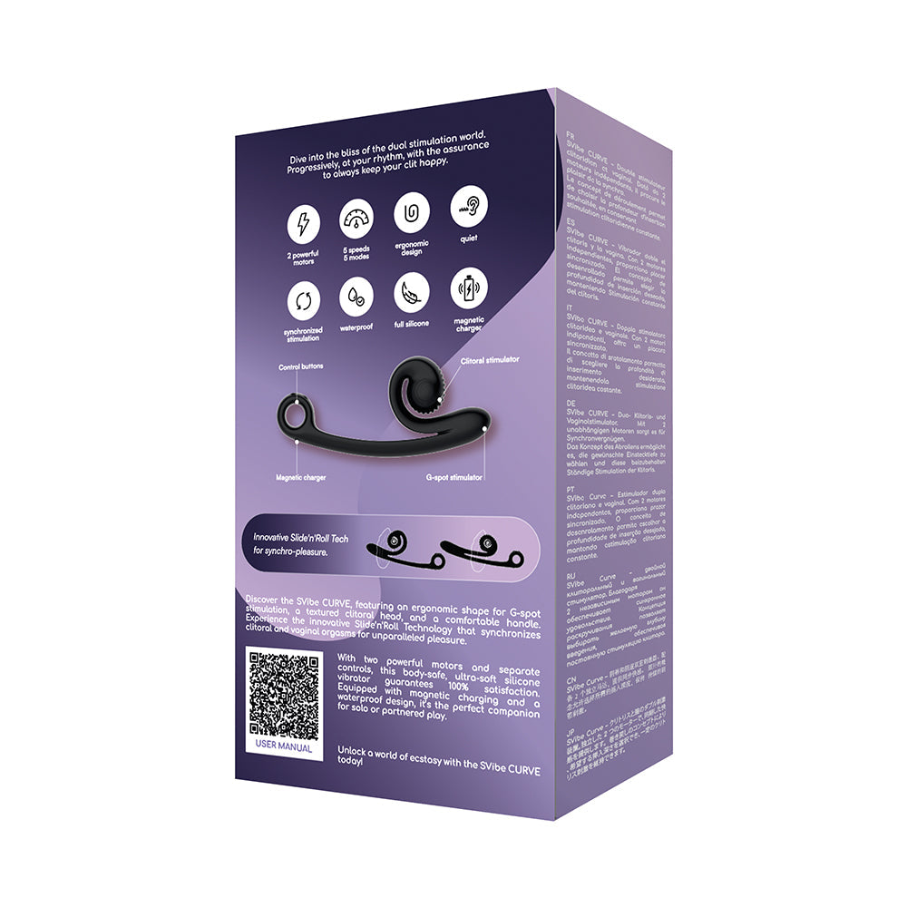 SVibe Snail Curve Black