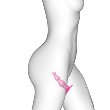Strap-On-Me Dildo Plug Beads Medium Raspberry