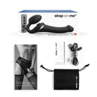 Strap-On-Me Multi Orgasm Bendable Strapless Strap-On Black Large
